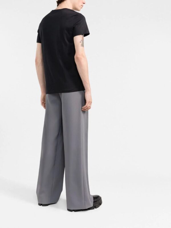 Balmain  metallic logo-print cotton T-shirt - Image 4