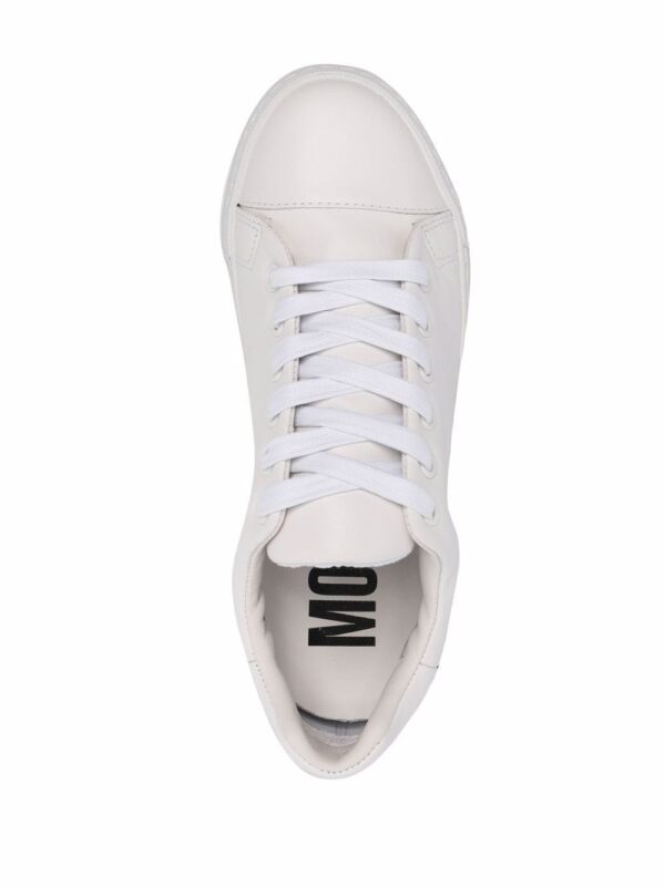 Moschino logo low-top sneakers - Image 4