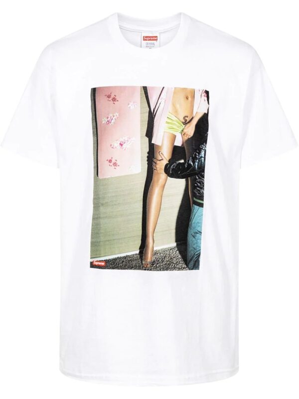 Supreme  Model photo-print cotton T-shirt