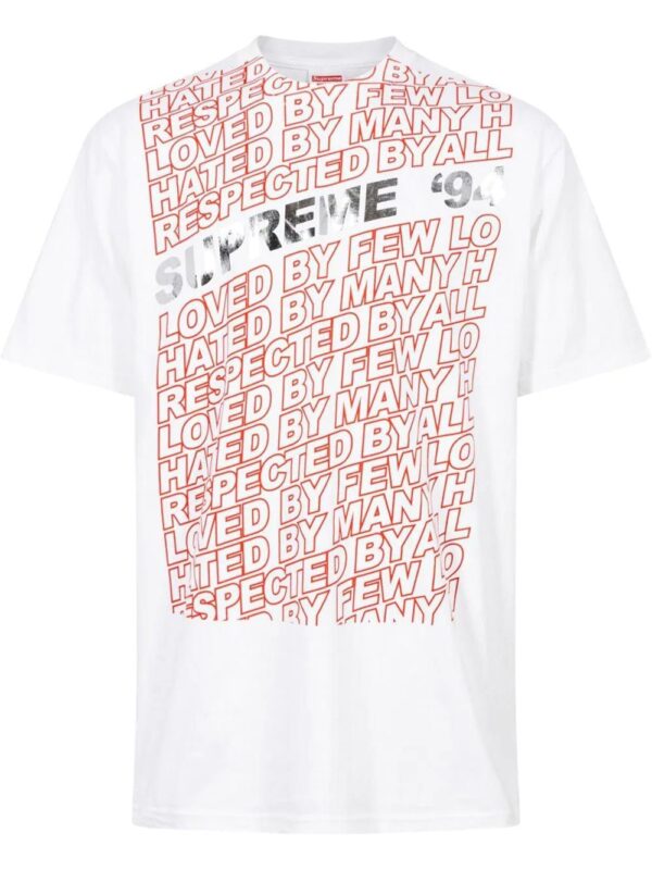 Supreme  Respected slogan-print T-shirt