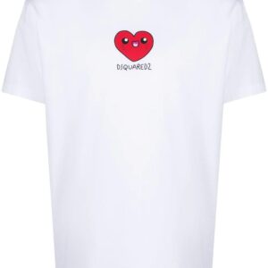 Dsquared2 heart-motif logo cotton T-shirt