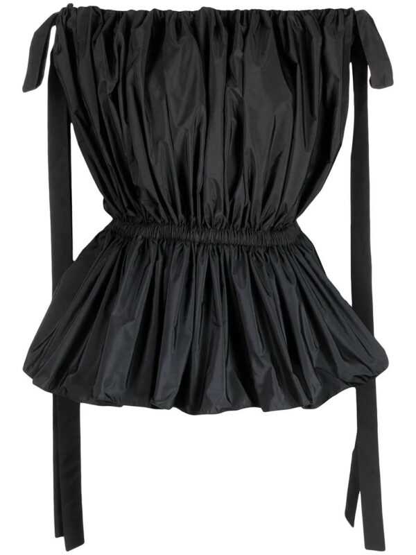 Alexander McQueen  off-shoulder elasticated-waist top