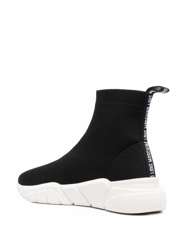 Love Moschino logo-print slip-on sneakers - Image 3