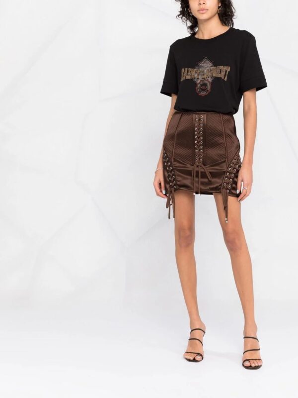 Dolce & Gabbana  lace-up mini skirt - Image 2
