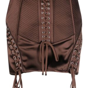Dolce & Gabbana  lace-up mini skirt