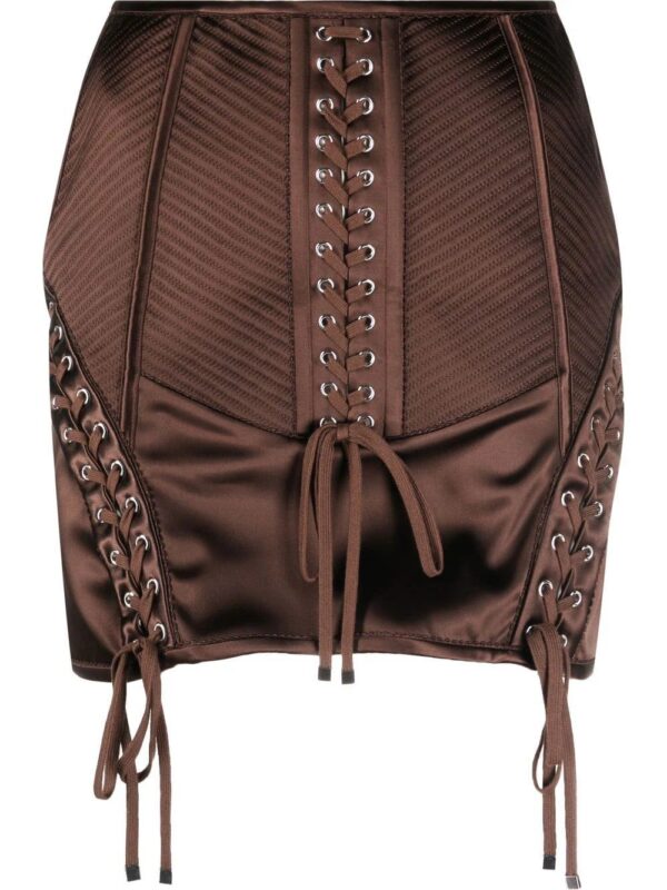 Dolce & Gabbana  lace-up mini skirt