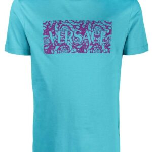 Versace logo-print short-sleeved T-shirt