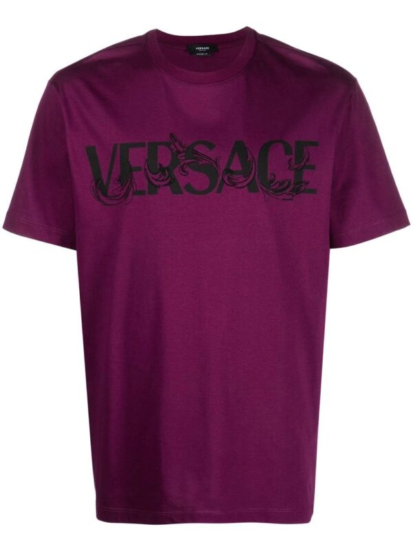 Versace logo-print short-sleeved T-shirt