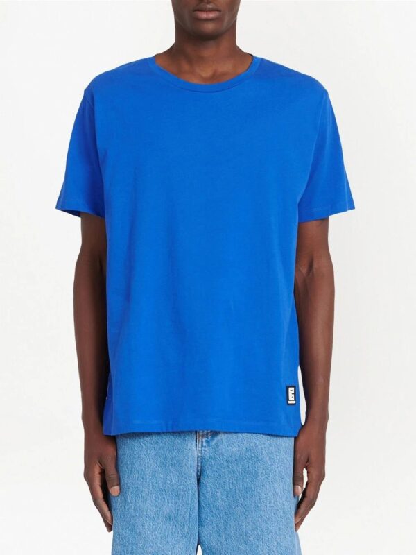 Balmain  logo-patch cotton T-shirt - Image 3
