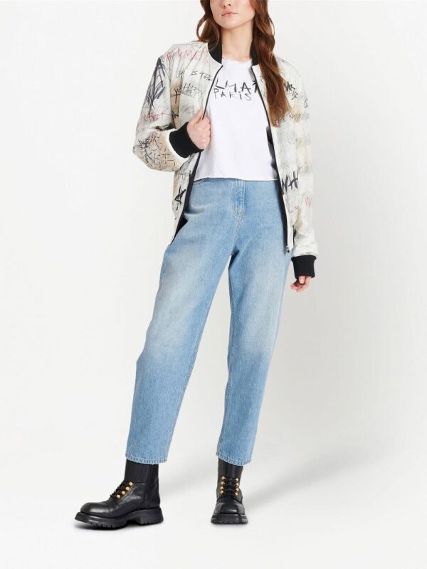 Balmain logo print T-shirt - Image 2