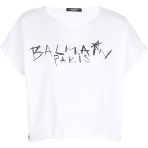 Balmain logo print T-shirt