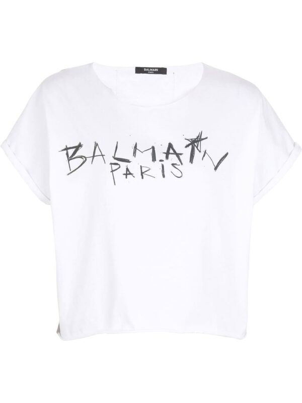 Balmain logo print T-shirt