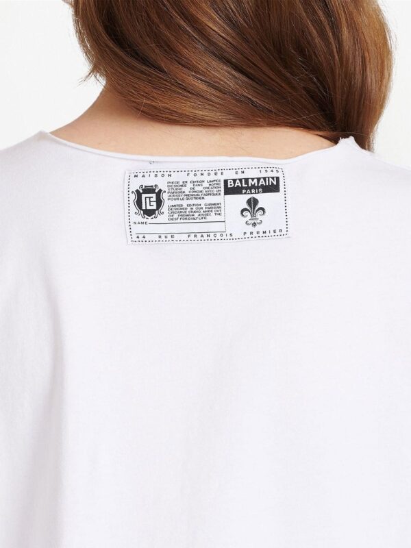 Balmain logo print T-shirt - Image 5