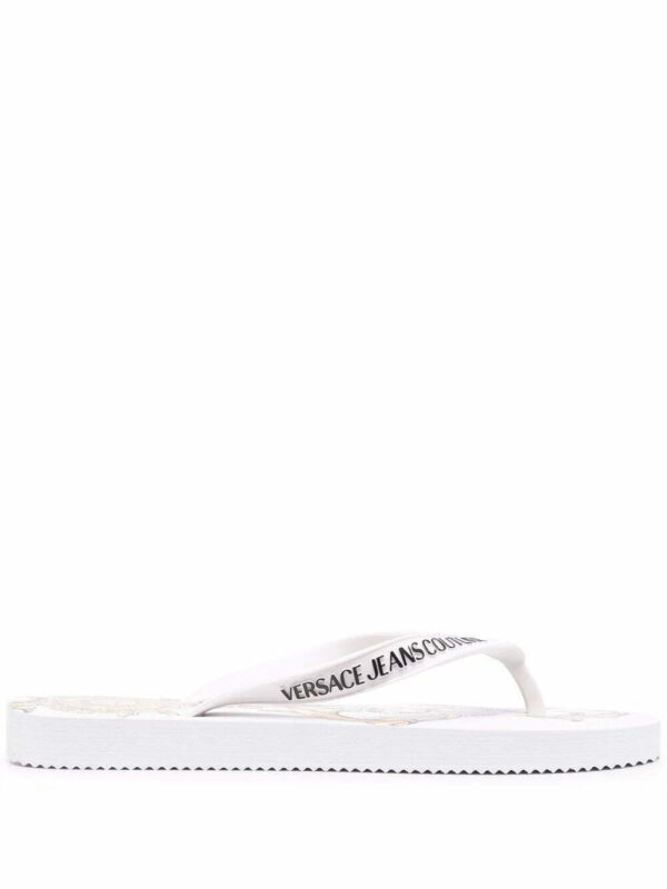Versace Jeans Couture  Sun Garland-print flip flops