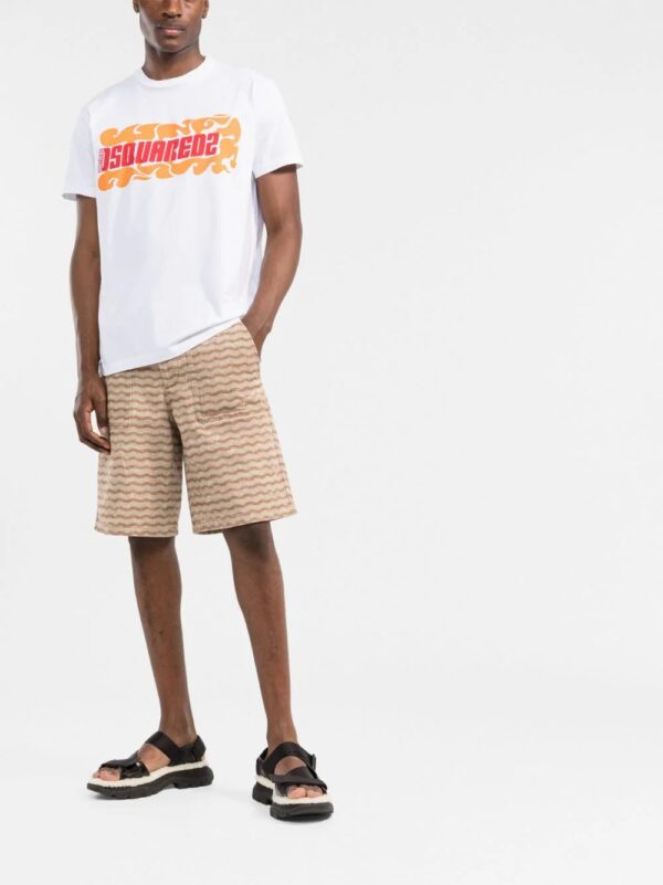 Dsquared2  Wave logo-print T-shirt - Image 2