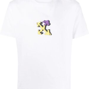 Off-White  Wizard-print cotton T-shirt