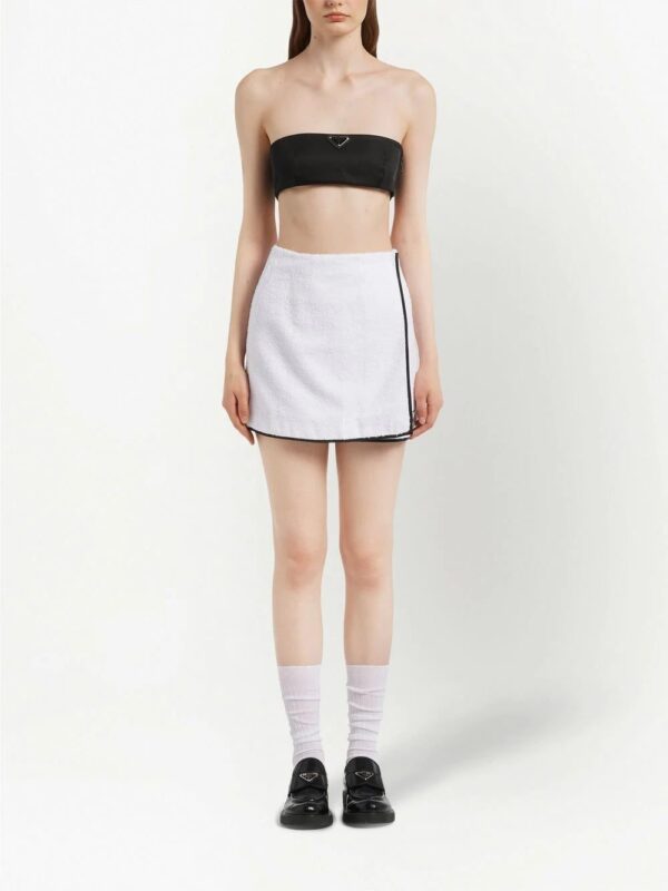 Prada  terrycloth A-line mini skirt - Image 2