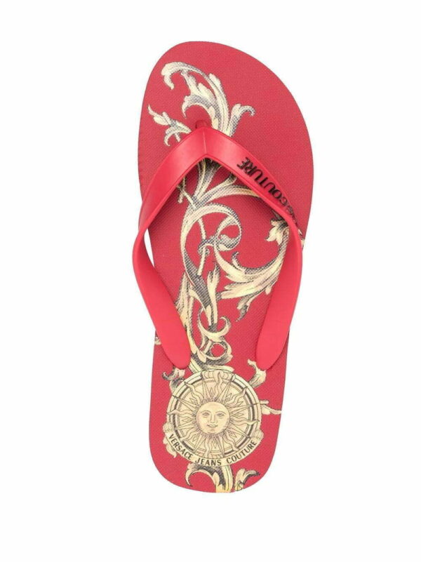 Versace Jeans Couture  side logo-print flip flops - Image 4