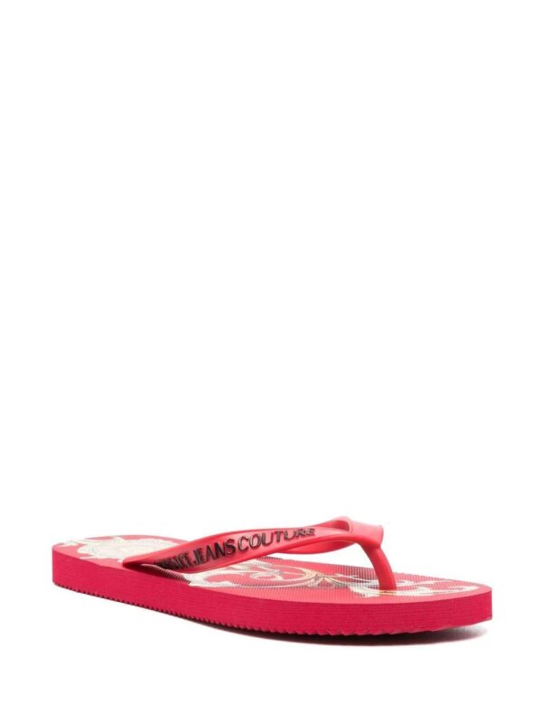 Versace Jeans Couture  side logo-print flip flops - Image 2