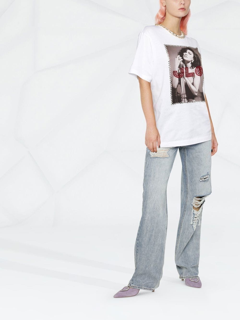 Dolce & Gabbana J.Lo photograph-print T-Shirt - Image 3