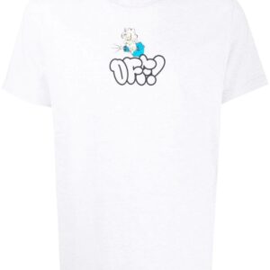 Off-White logo-print organic cotton T-shirt