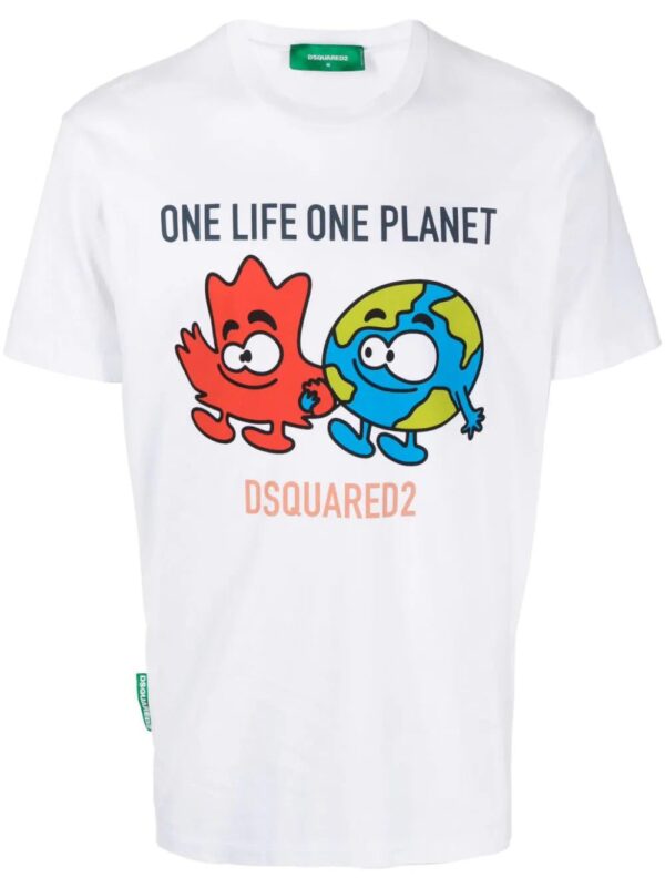 Dsquared2  slogan-print cotton T-shirt
