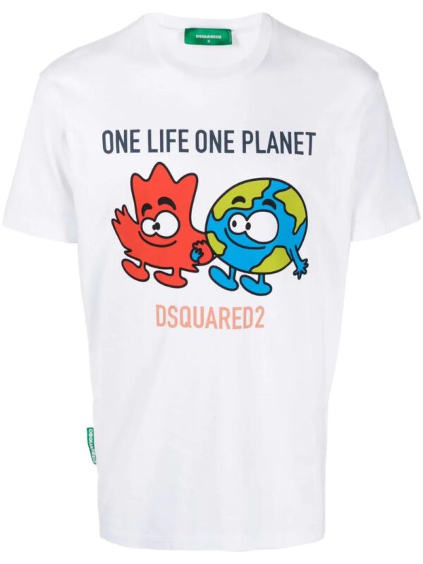 Dsquared2  slogan-print cotton T-shirt