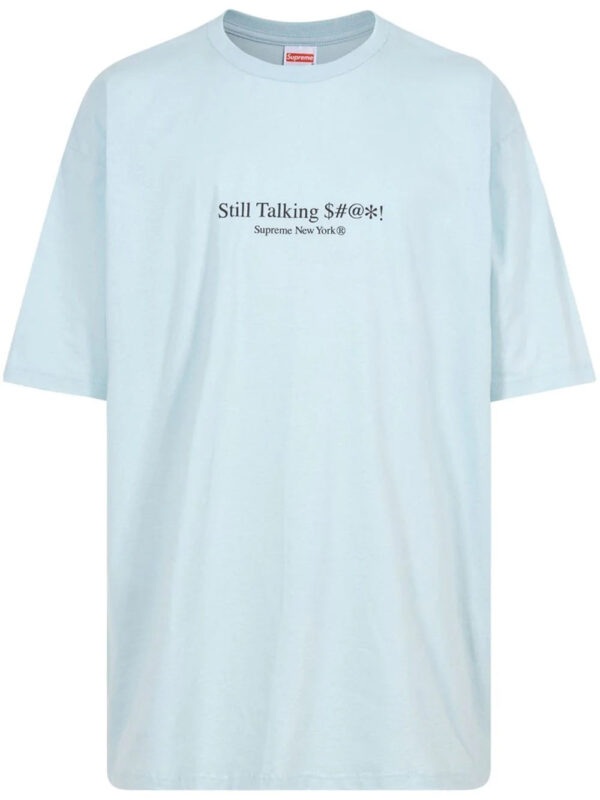 Supreme  Still Talking-print T-shirt