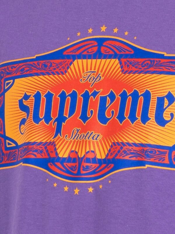 Supreme  Top Shotta logo-print T-shirt - Image 2