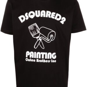 DSQUARED2 graphic-print cotton T-shirt