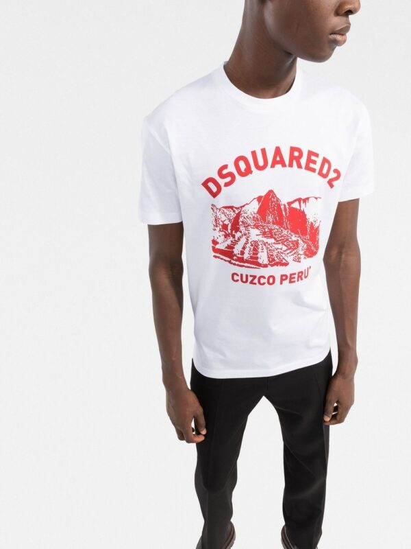 DSQUARED2  logo-print short-sleeve T-shirt - Image 3