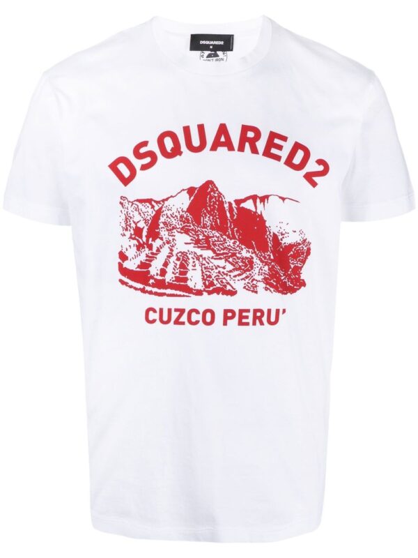 DSQUARED2  logo-print short-sleeve T-shirt
