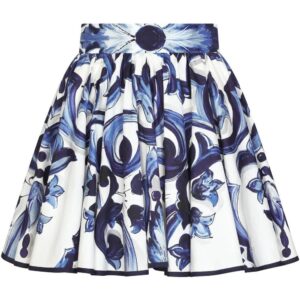 Dolce & Gabbana  Majolica-print A-line skirt