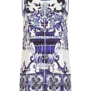 Dolce & Gabbana Majolica-print longline tank top