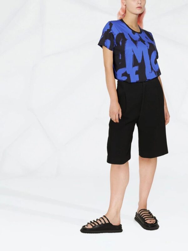 Alexander McQueen  graffiti-print cotton T-shirt - Image 4
