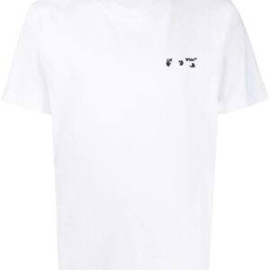 Off-white Ow logo-print slim-cut T-shirt
