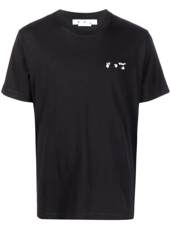 Off-white Ow logo-print slim-cut T-shirt