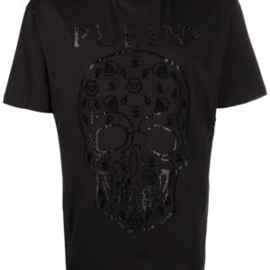 Philipp Plein  embellished logo-print detail T-shirt