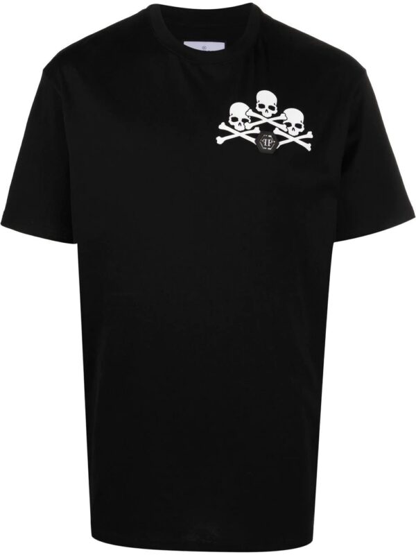 Philipp Plein  skull-print detail T-shirt