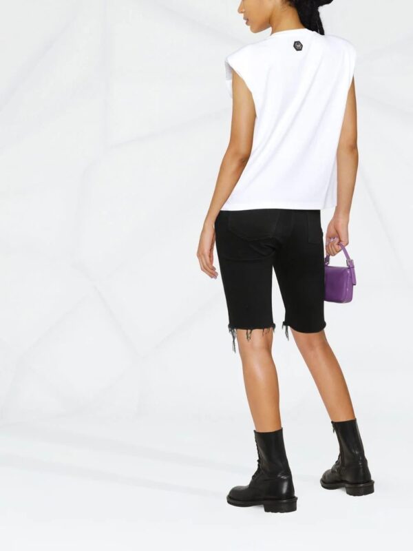 Philipp Plein  embellished logo-print T-shirt - Image 4