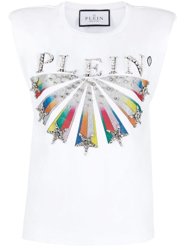 Philipp Plein  embellished logo-print T-shirt