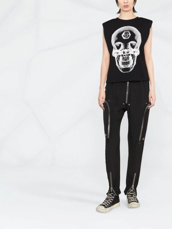 Philipp Plein  graphic-print sleeveless top - Image 2