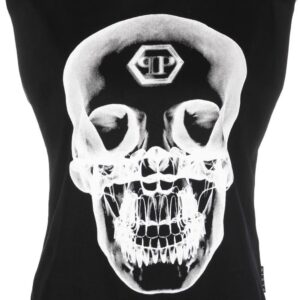 Philipp Plein graphic-print sleeveless top
