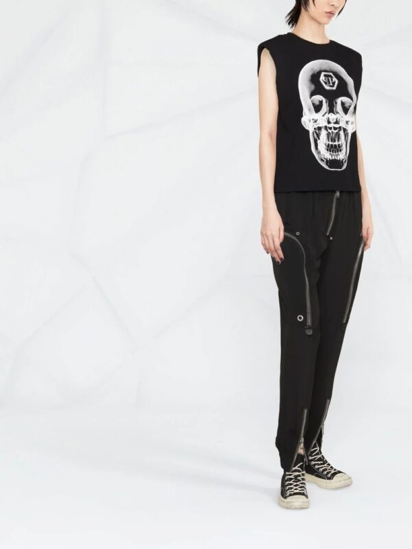 Philipp Plein  graphic-print sleeveless top - Image 3