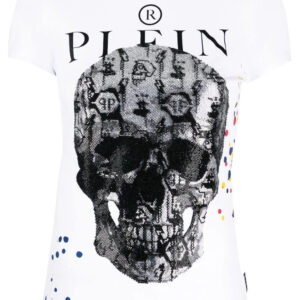 Philipp Plein  skull-print cotton T-shirt