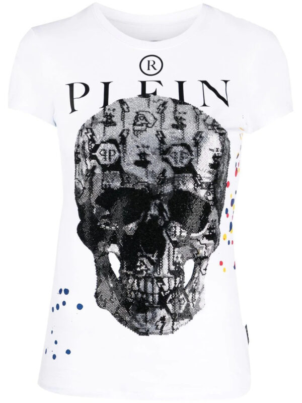 Philipp Plein  skull-print cotton T-shirt