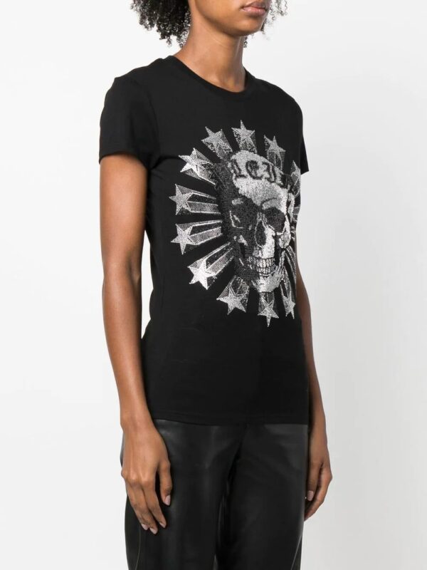 Philipp Plein  Sexy Pure-fit skull strass T-shirt - Image 3