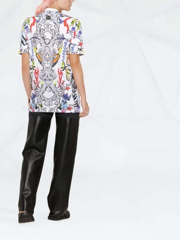 Philipp Plein  Man Fit Crystal Skull T-shirt - Image 3