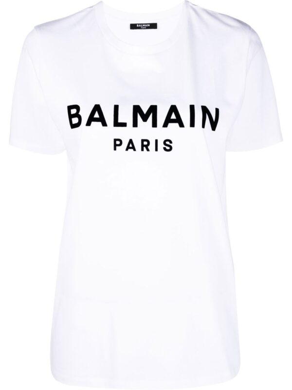 Balmain logo-print cotton T-shirt