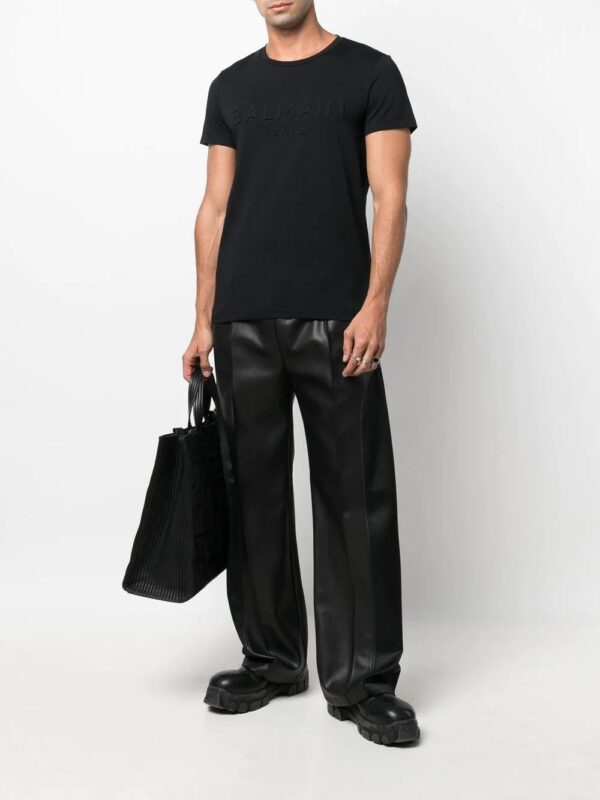 Balmain  logo-embossed cotton T-shirt - Image 2